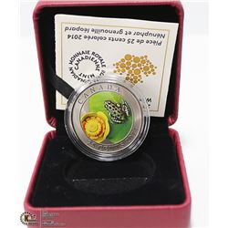 2014 WATER LILLY AND FROG COMMEMORATIVE 50 CENT