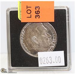 1935 NAZI GERMANY SILVER 5 MARK COIN