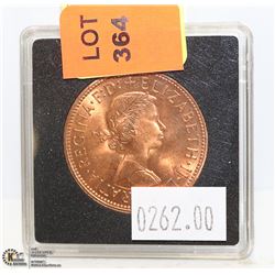 1964 AUSTRALIA LARGE CENT IN MINT CONDITION