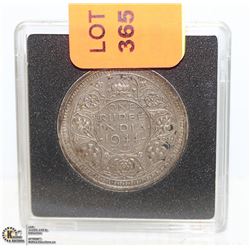 1944 BRITISH INDIA SILVER RUPEE GEORGE VI