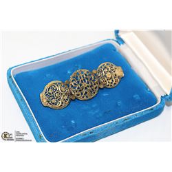 C.1800 ANTIQUE BROOCH MADE FROM FUSE WATCH