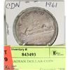 Image 1 : 1961 CANADIAN DOLLAR COIN