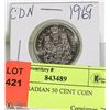 Image 1 : 1969 CANADIAN 50 CENT COIN