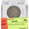 Image 1 : 1945 CANADIAN 50 CENT COIN