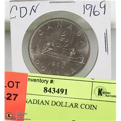 1969 CANADIAN DOLLAR COIN