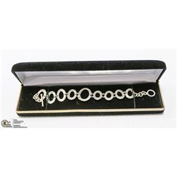 SOLID STERLING SILVER BRACELET 7 1/2"