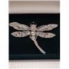 Image 1 : DRAGONFLY RHINESTONE BROOCH