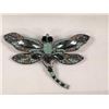Image 1 : DRAGONFLY RHINESTONE BROOCH