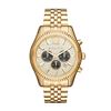 Image 3 : NEW MICHAEL KORS GOLD TONE TRIPLE CHRONO MSRP $465