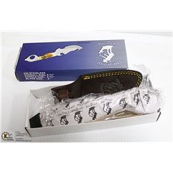 NEW BONE COLLECTOR 440 STAINLES STEEL 8 3/4" KNIFE