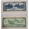 Image 2 : 1954 CANADIAN $5 & $1- EXTREMELY RARE RADAR NOTES