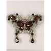 Image 1 : BUTTERFLY RHINESTONE BROOCH