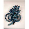 Image 1 : FLORAL DESIGN RHINESTONE BROOCH