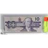 Image 1 : 1989 CANADIAN $10 BILL
