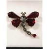 Image 1 : DRAGONFLY RHINESTONE BROOCH