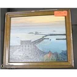 OIL ON BOARD "DAWN" BY JOAN WILSON