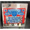 Image 1 : 80'S BUDWEISER BEER MIRROR SIGN 1FT X 1FT