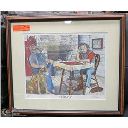 "FRIENDS' BY ALBERT CASSON SIGNED IN PENCIL