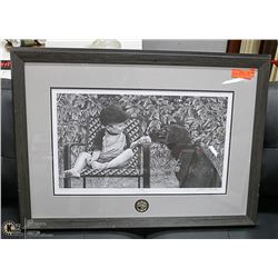 "BUDS" BY OWEN GARRATT SIGNED IN PENCIL