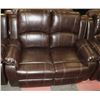 Image 3 : NEW MUNICH BROWN LEATHERETTE SOFA/LOVESEAT/CHAIR