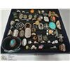 Image 2 : BOX OF COSTUME RINGS