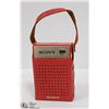 Image 1 : SONY 7 TRANSISTOR RADIO IN LEATHER CASE WORKS
