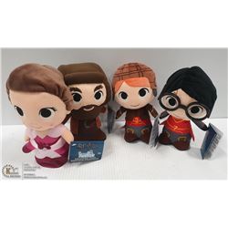 LOT OF 4 FUNKO HARRY POTTER 8 INCH SUPER CUTE