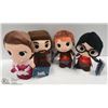Image 1 : LOT OF 4 FUNKO HARRY POTTER 8 INCH SUPER CUTE