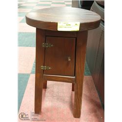 WOOD END TABLE 20" TALL