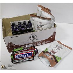 ASSORTED BOX WITH SNICKERS, 5HR ENERGY AND