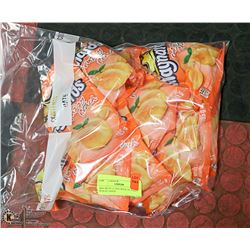BAG WITH 12 185G BAGS OF FUZZY PEACH CANDY
