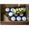 Image 1 : BOX WITH 11 ASSORTED ENERGY DRINKS