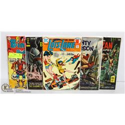 5 CLASSIC COMICS - 15 OR 20 CENT COMIC BOOKS