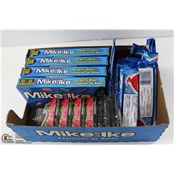 MIXED LOT WITH 5 GUM, AIRHEADS, MIKES AND IKES