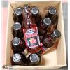 Image 1 : BOX WITH 10 GLASS 591ML BOTTLES OF RASPBERRY