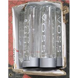 BOX WITH 11 850ML BOTTLES OF VOSS SPRING WATER