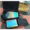 Image 1 : 2 SUITCASE WITH ASSORTD OFFICE SUPPLIES