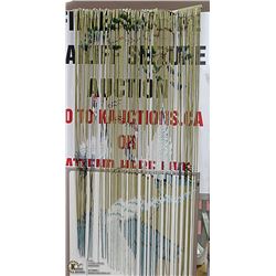 NEW BEADED CURTAIN / WALL HANGING W/ 2 CRANES AS