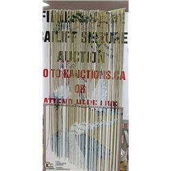 NEW BEADED CURTAIN / WALL HANGING W/ 2 CRANES AS