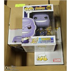 BOX WITH 6 AVENGERS THANOS FUNKO POP BOBBLE HEADS