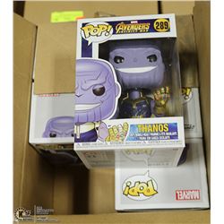 BOX WITH 6 AVENGERS THANOS FUNKO POP BOBBLE HEADS