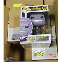 BOX WITH 6 AVENGERS THANOS FUNKO POP BOBBLE HEADS