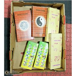 6 NEW WIND CHIMES WITH VARIOUS TYPES, STYLES &