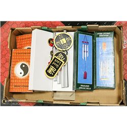 6 NEW WIND CHIMES WITH VARIOUS TYPES, STYLES &