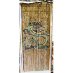 NEW BEADED CURTAIN / WALL HANGING WITH A DRAGON