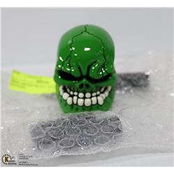 NEW GREEN SKULL GEAR SHIFT COVERS