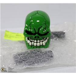 NEW GREEN SKULL GEAR SHIFT COVERS