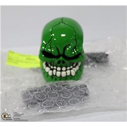 NEW GREEN SKULL GEAR SHIFT COVERS
