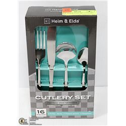 NEW HEIM & ELDA 16PC CUTTLERY SET