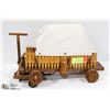 Image 1 : FOLK ART WAGON LAMP WITH UNIQUE SWITCH ON/OFF